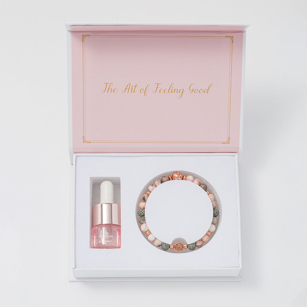 Aroma Zebra Jasper Bracelet Oil Set