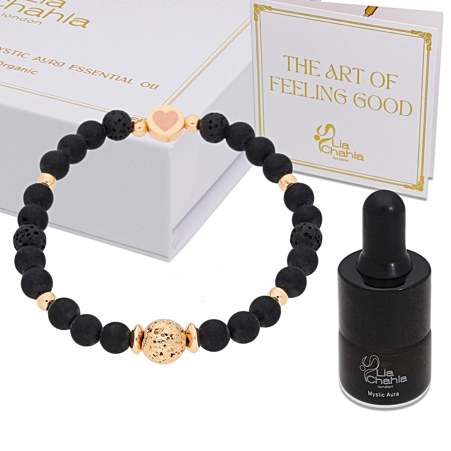 Black Onyx Aromatherapy Bracelet