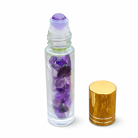 Amethyst Crystal Roller Bottle – 10ml
