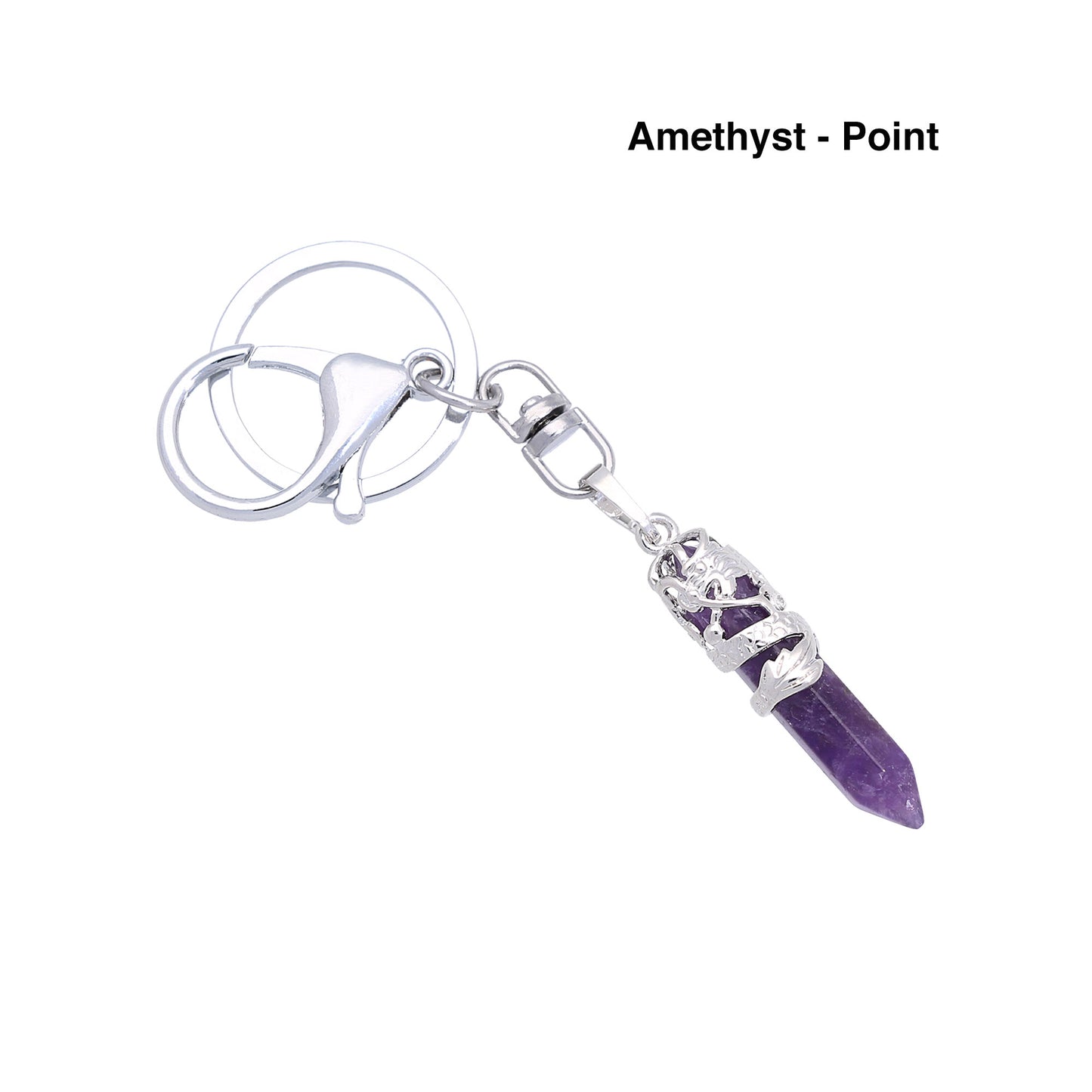 Amethyst Crystal Keyring Gifts For Men And Women