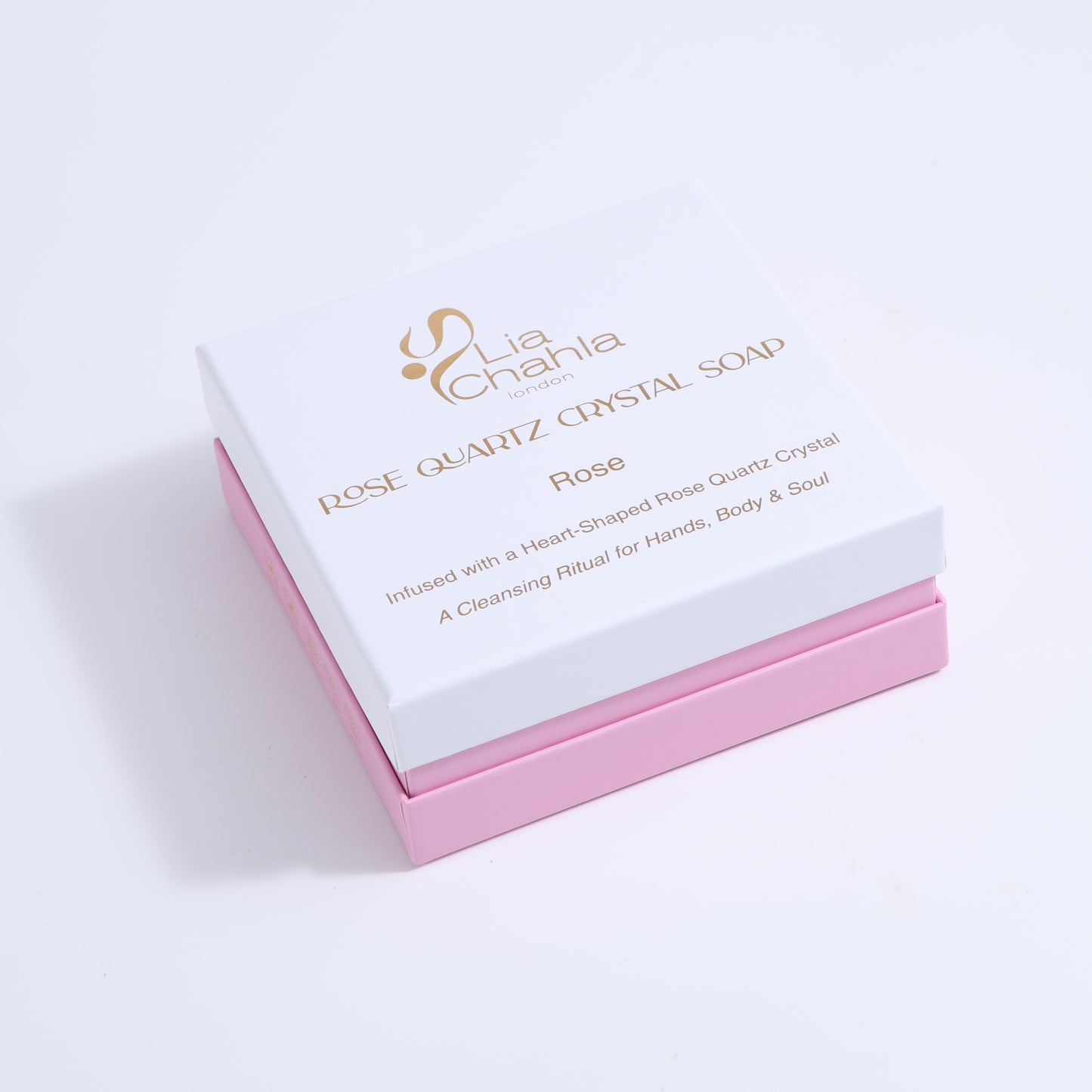 Luxury Rose Quartz Crystal Soap with Genuine Crystal Inside β Rose Scent (130g)