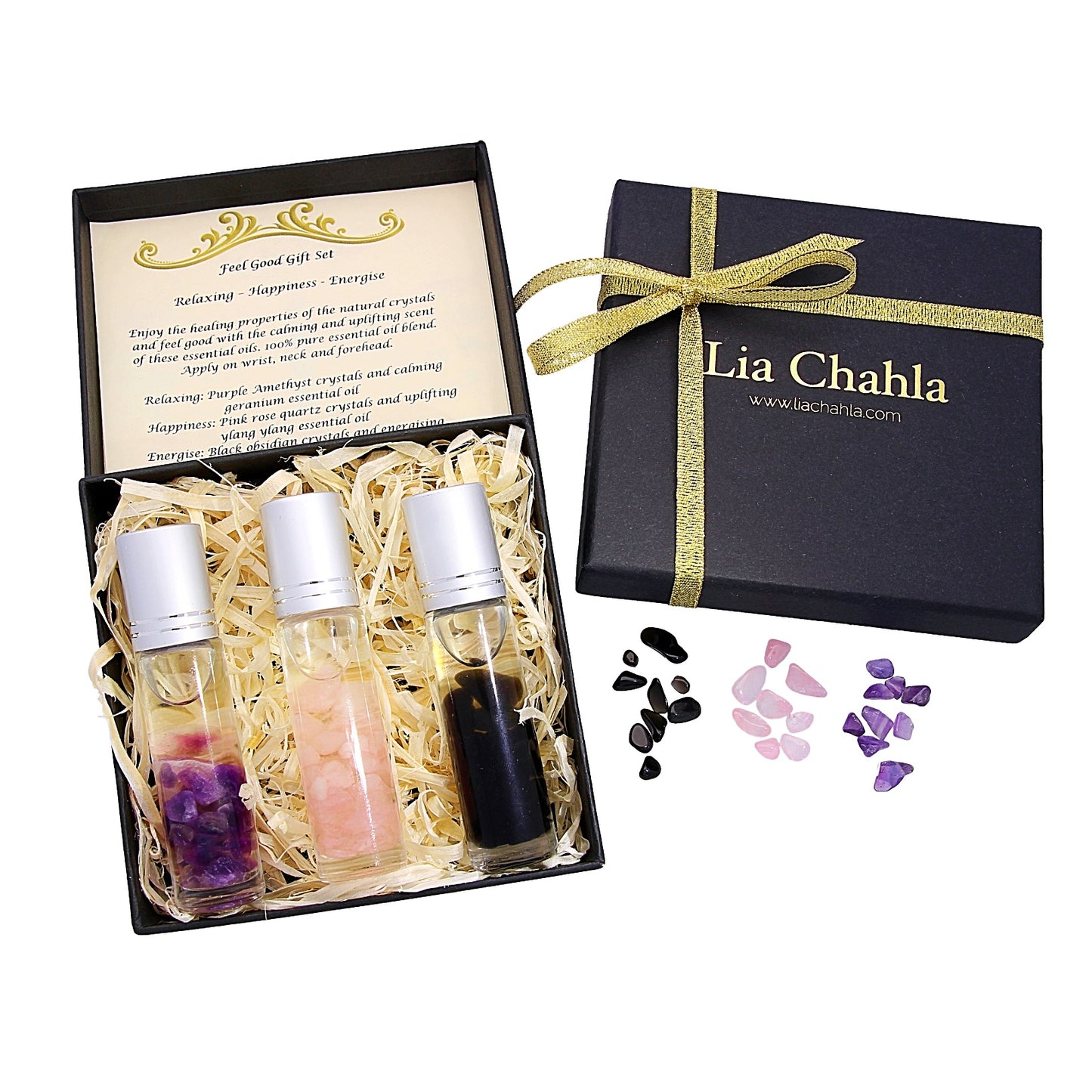 Crystal Roller Bottle and Essential Oil