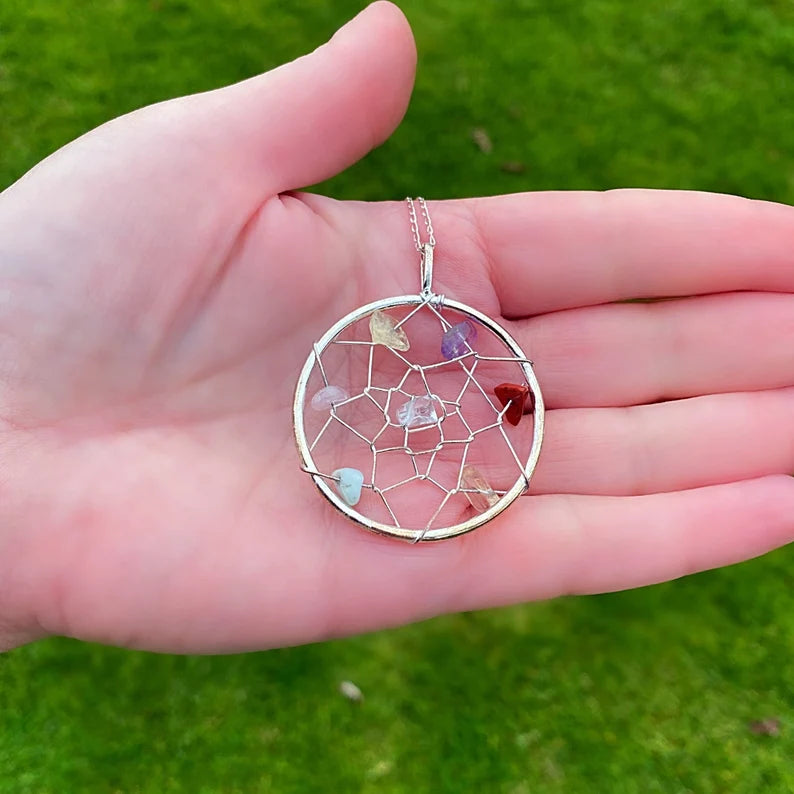 Chakra Dreamcatcher Necklace