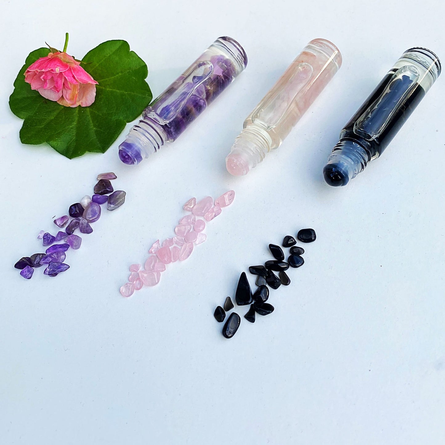 Crystal Roller Bottle and Essential Oil