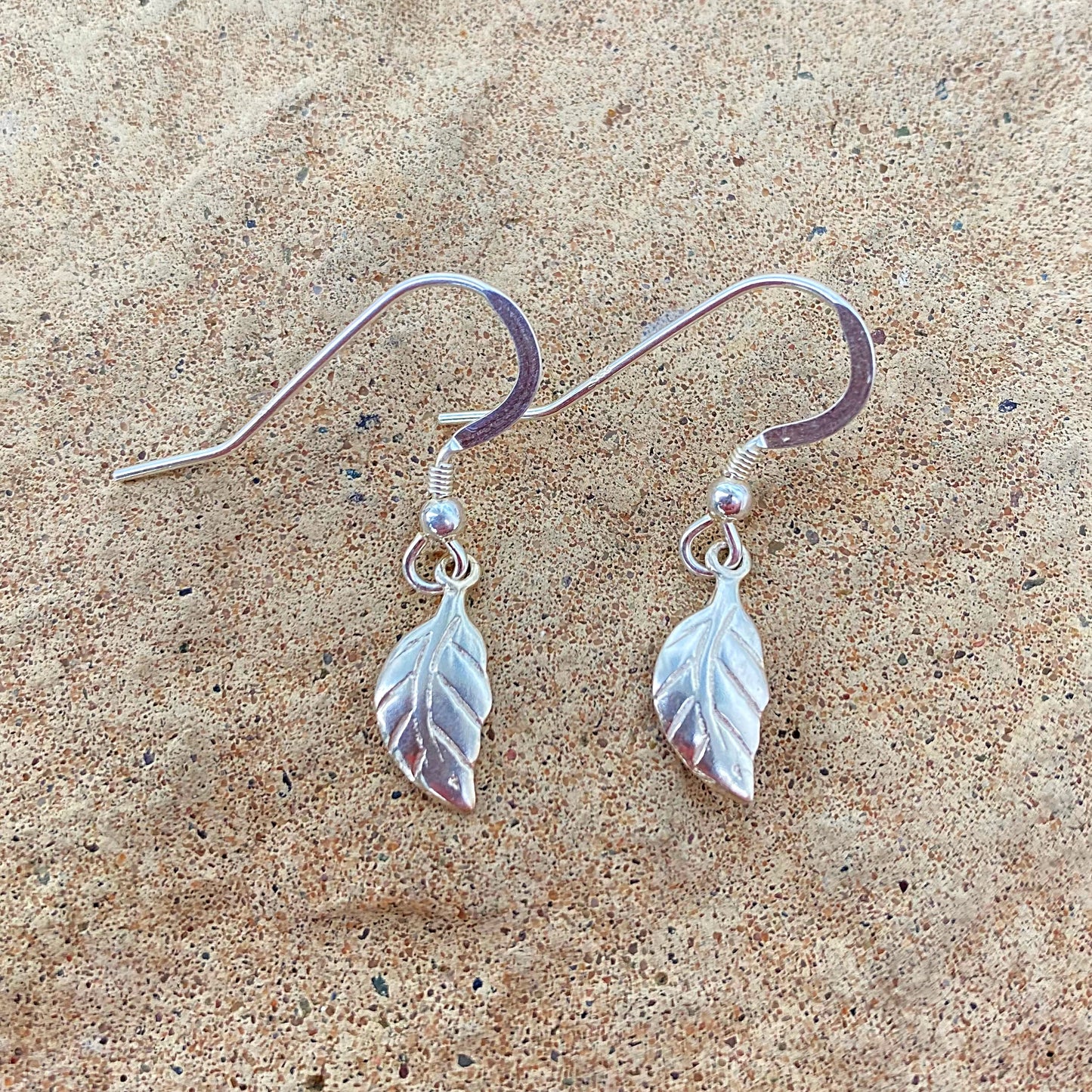 Silver Leaf Earrings