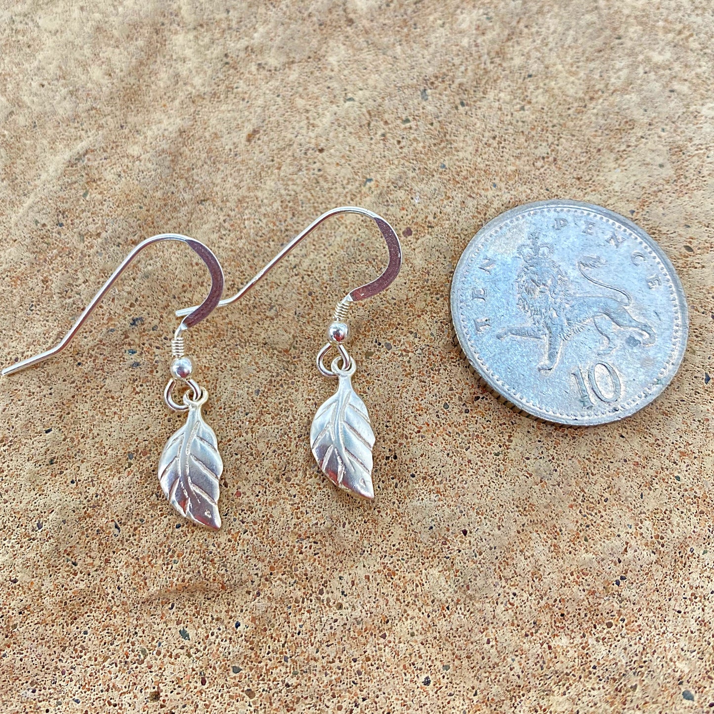 Silver Leaf Earrings