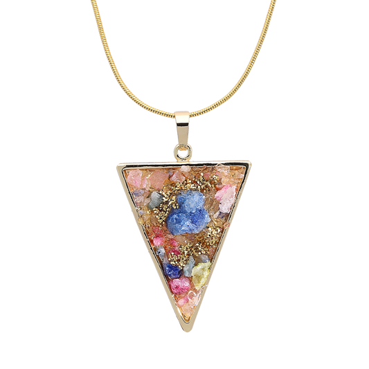 Multi Colour Druzy Necklace