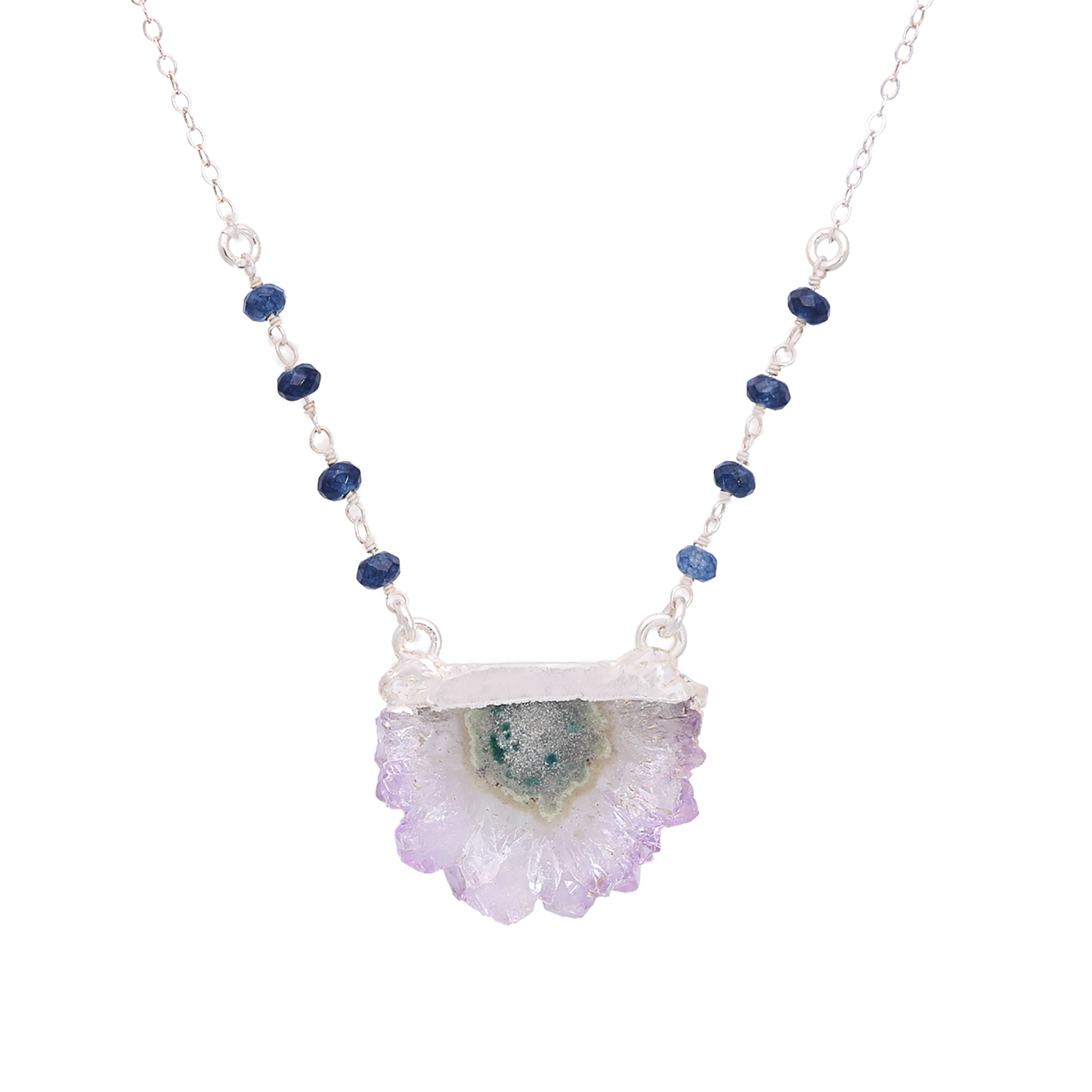 Clearance - Half moon Amethyst Necklace