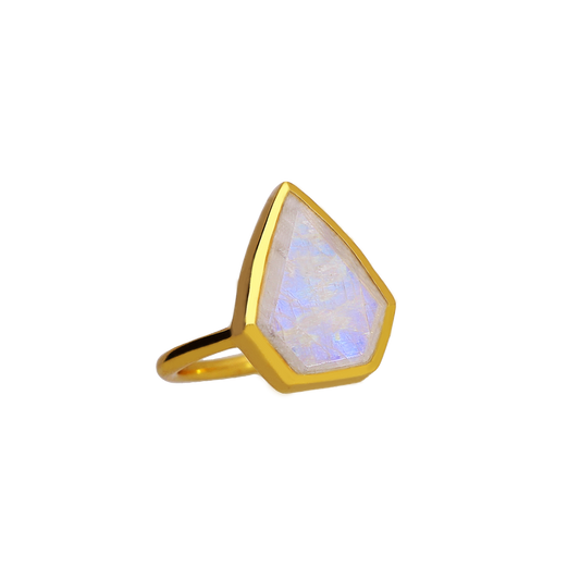 Clearance - Moonstone Ring in 14K Gold