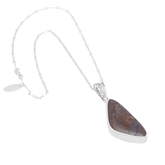 Clearance - Boulder Opal Necklace