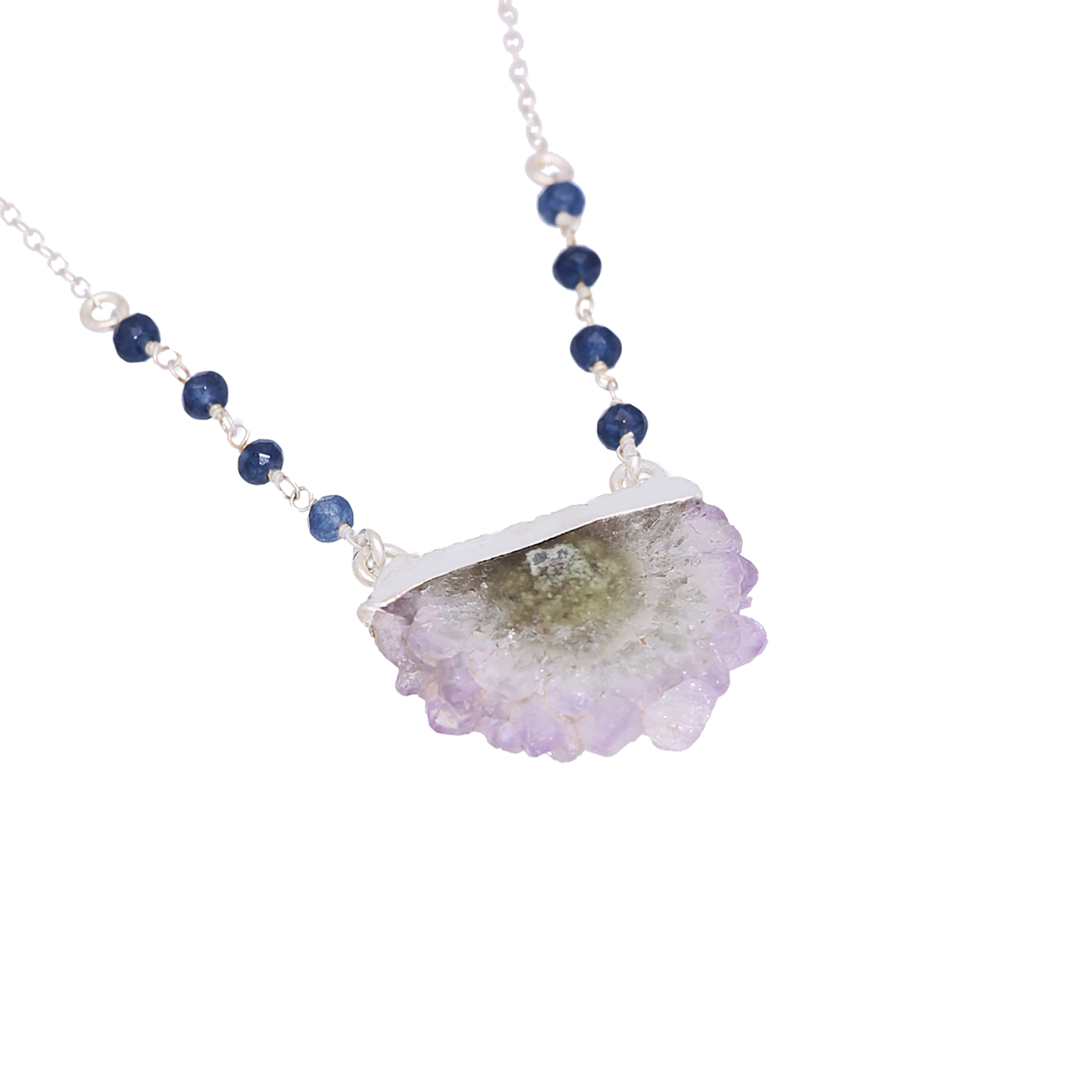 Clearance - Half moon Amethyst Necklace