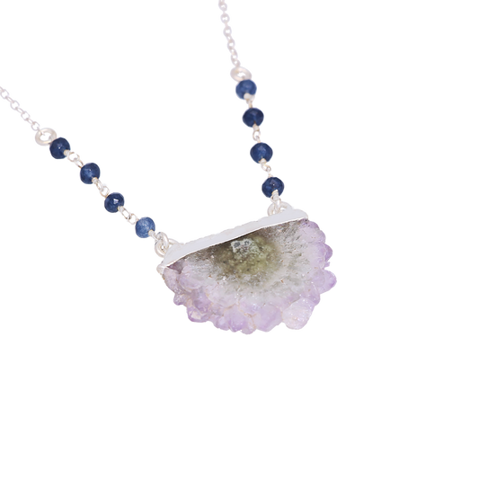Clearance - Half moon Amethyst Necklace