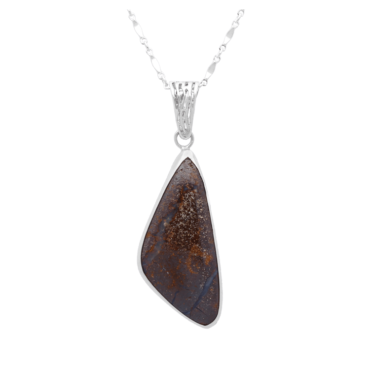 Clearance - Boulder Opal Necklace