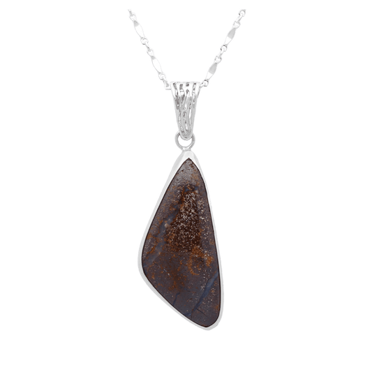 Clearance - Boulder Opal Necklace