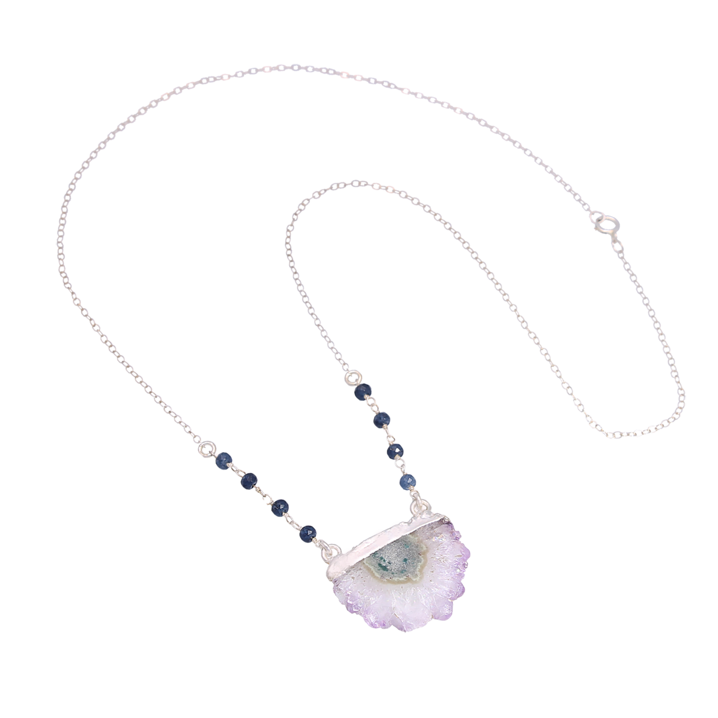 Clearance - Half moon Amethyst Necklace