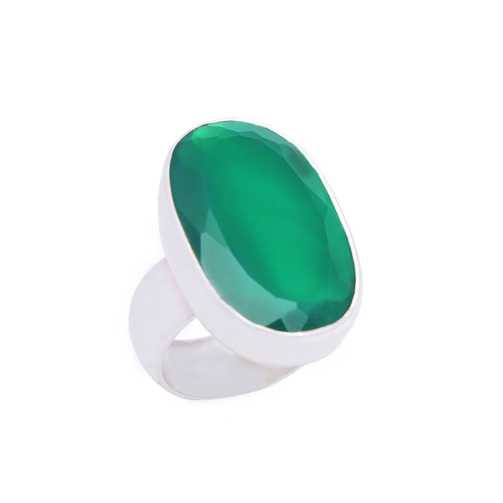 Green Onyx Ring Lia Chahla London