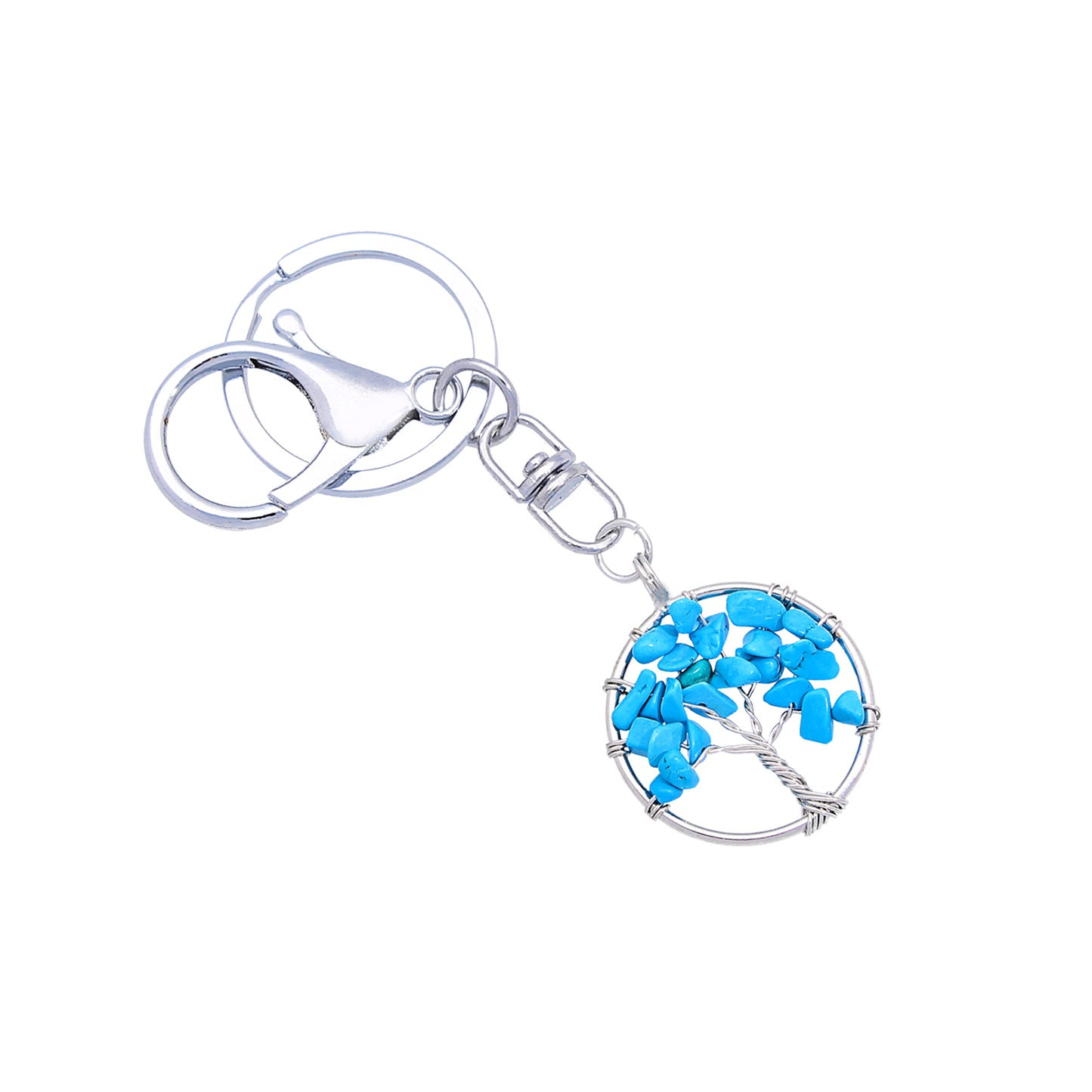 Crystal Keyring Gifts For Men And Women / Key Ring Tree Of Life Or Point