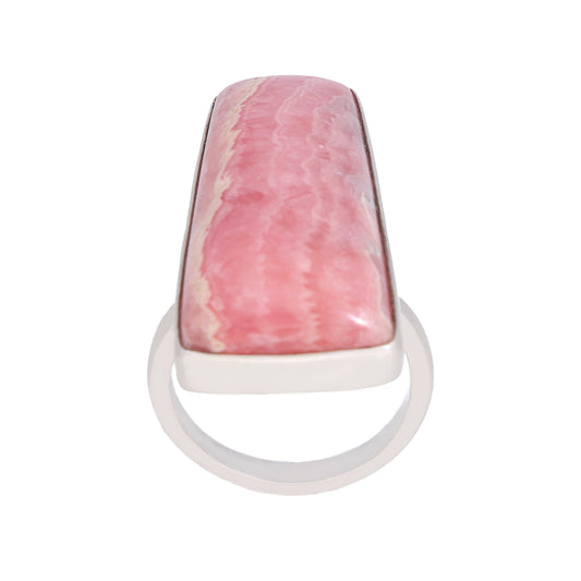 Clearance - Rectangular Rhodochrosite Ring