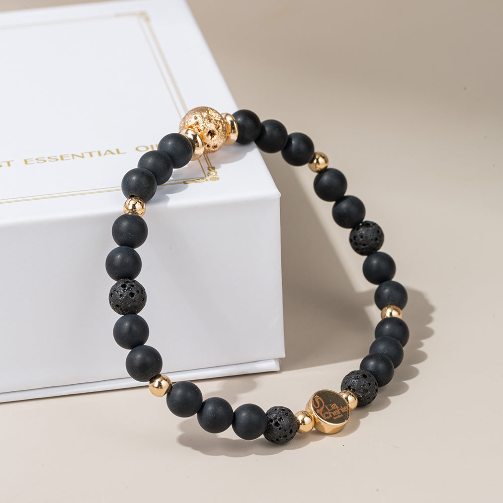 Black Onyx Aromatherapy Bracelet
