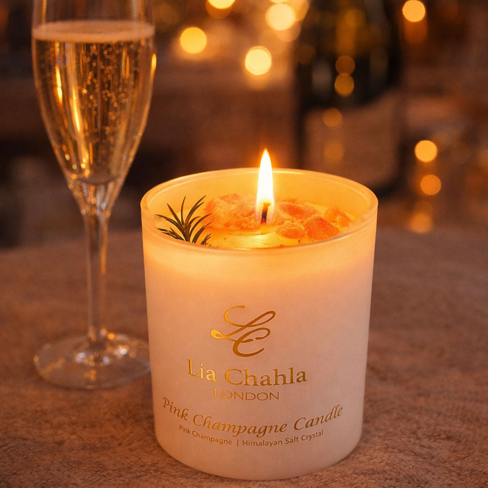 Pink Champagne & Himalayan Salt Ritual Candle (60 Hrs)