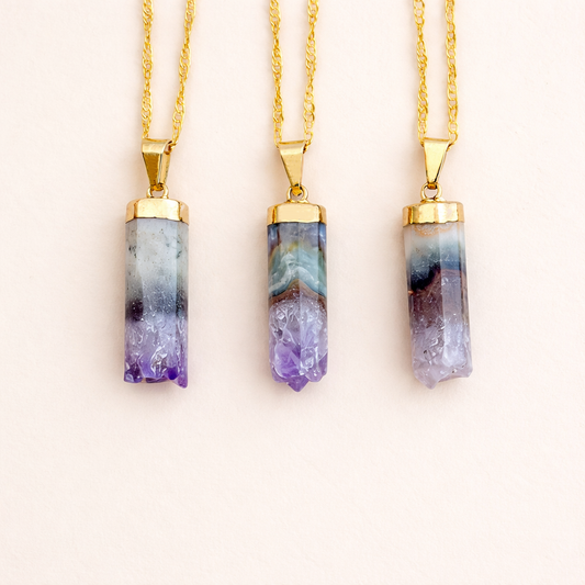 Uruguayan Amethyst Point Necklace