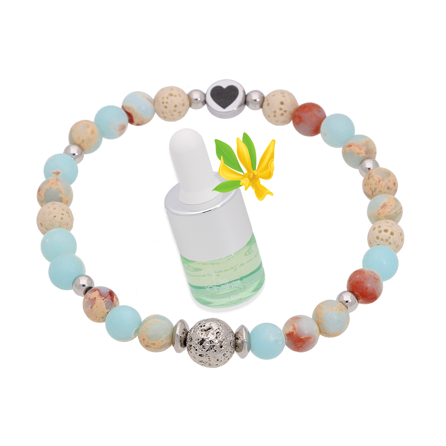 The Serenity Ritual Hamper for Women & Men – Luxury Gardenia Candle, Aromatherapy Bracelet & Crystal Soap  Gift Set