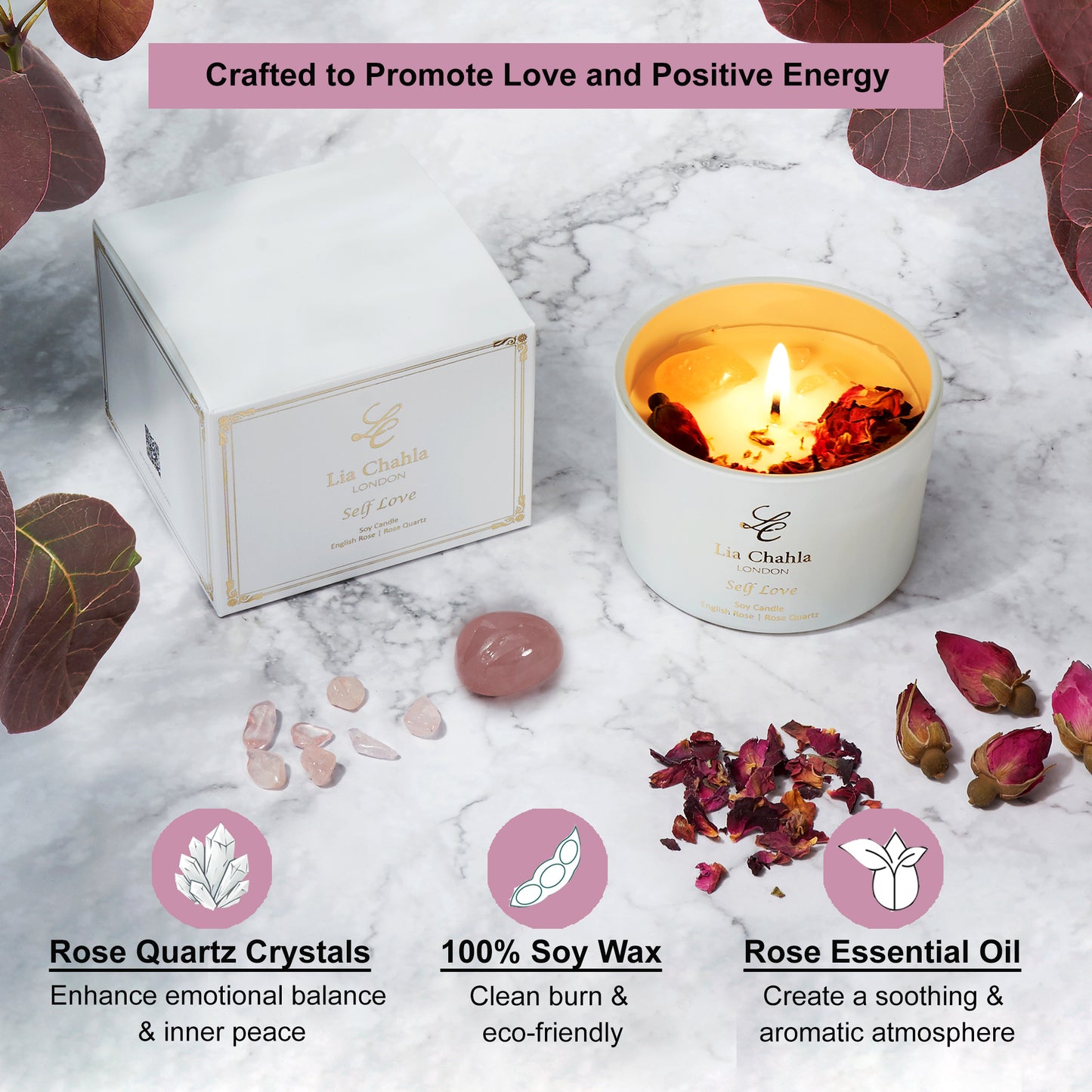 Luxury Self Love Candle - 6 Oz