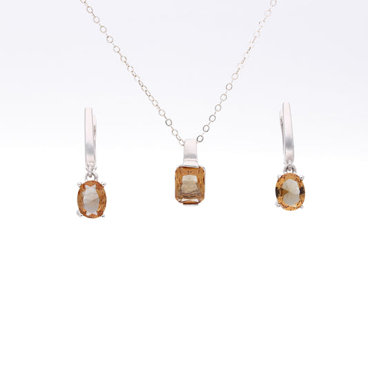 Elegant Zultanite Necklace & Earrings Set