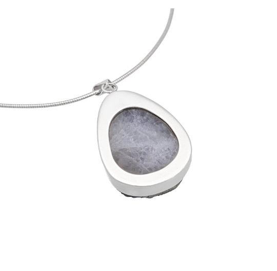 Natural Metallic Druzy Necklace