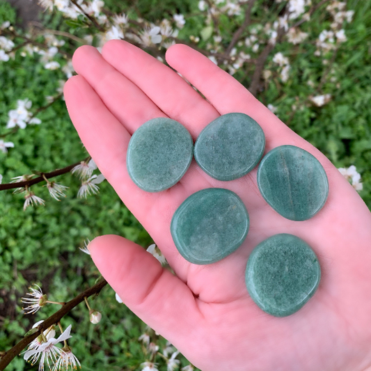 Green Aventurine Palm Crystal