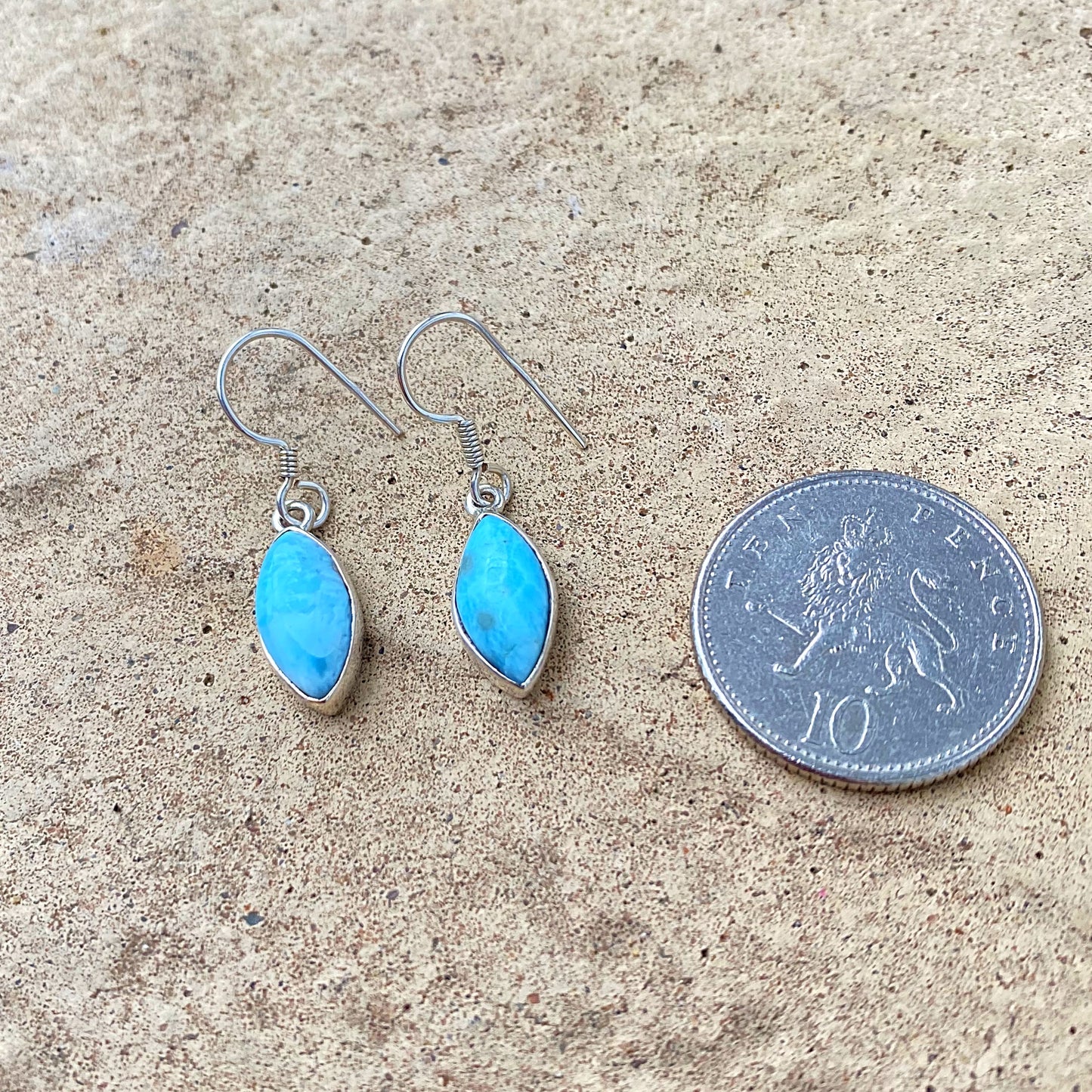 Larimar Earrings