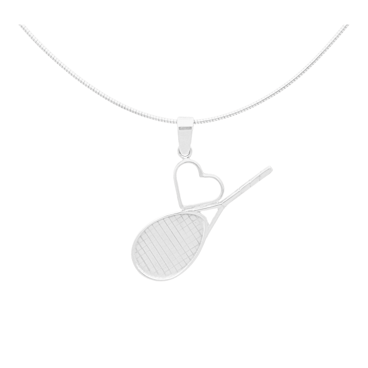 I Love Tennis Necklace