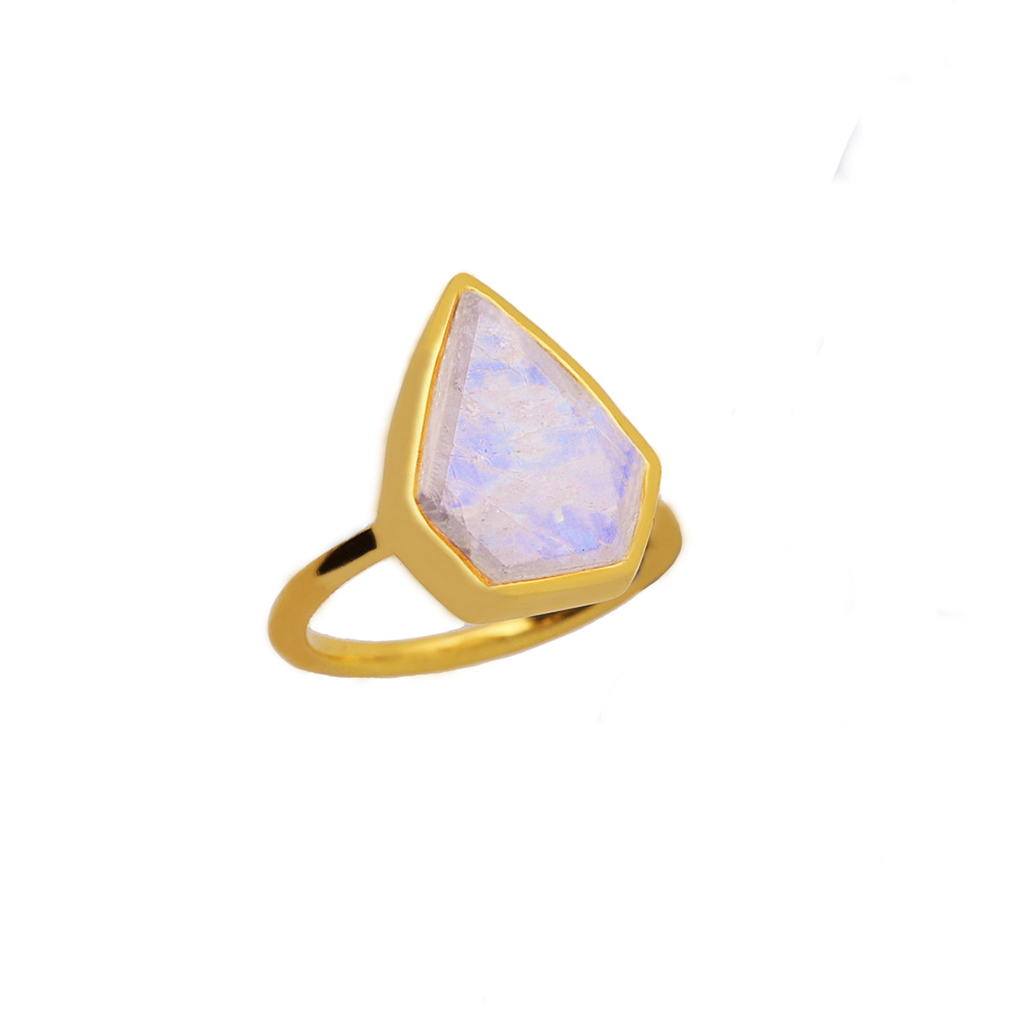 Moonstone Ring in 14K Gold
