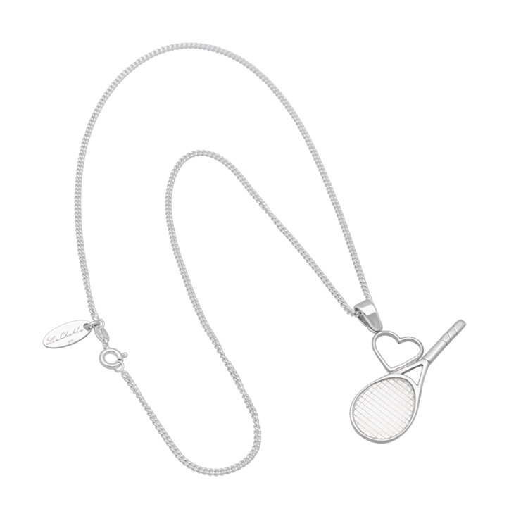 I Love Tennis Necklace